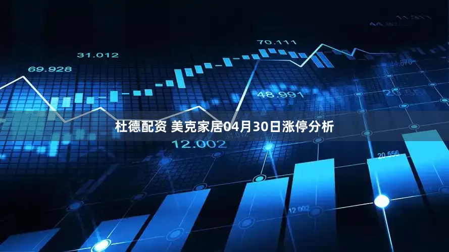 杜德配资 美克家居04月30日涨停分析